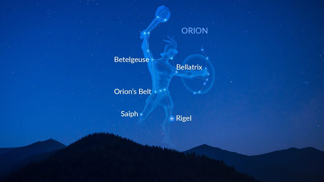 Constellation Orion The Hunter Facts About Orion Constellation Orion Constellation Meaning