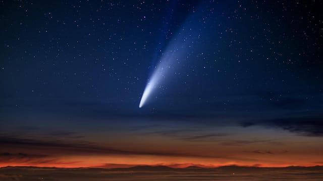 Cometa Octubre Pr Ximo Cometa Visible Desde La Tierra Cometa