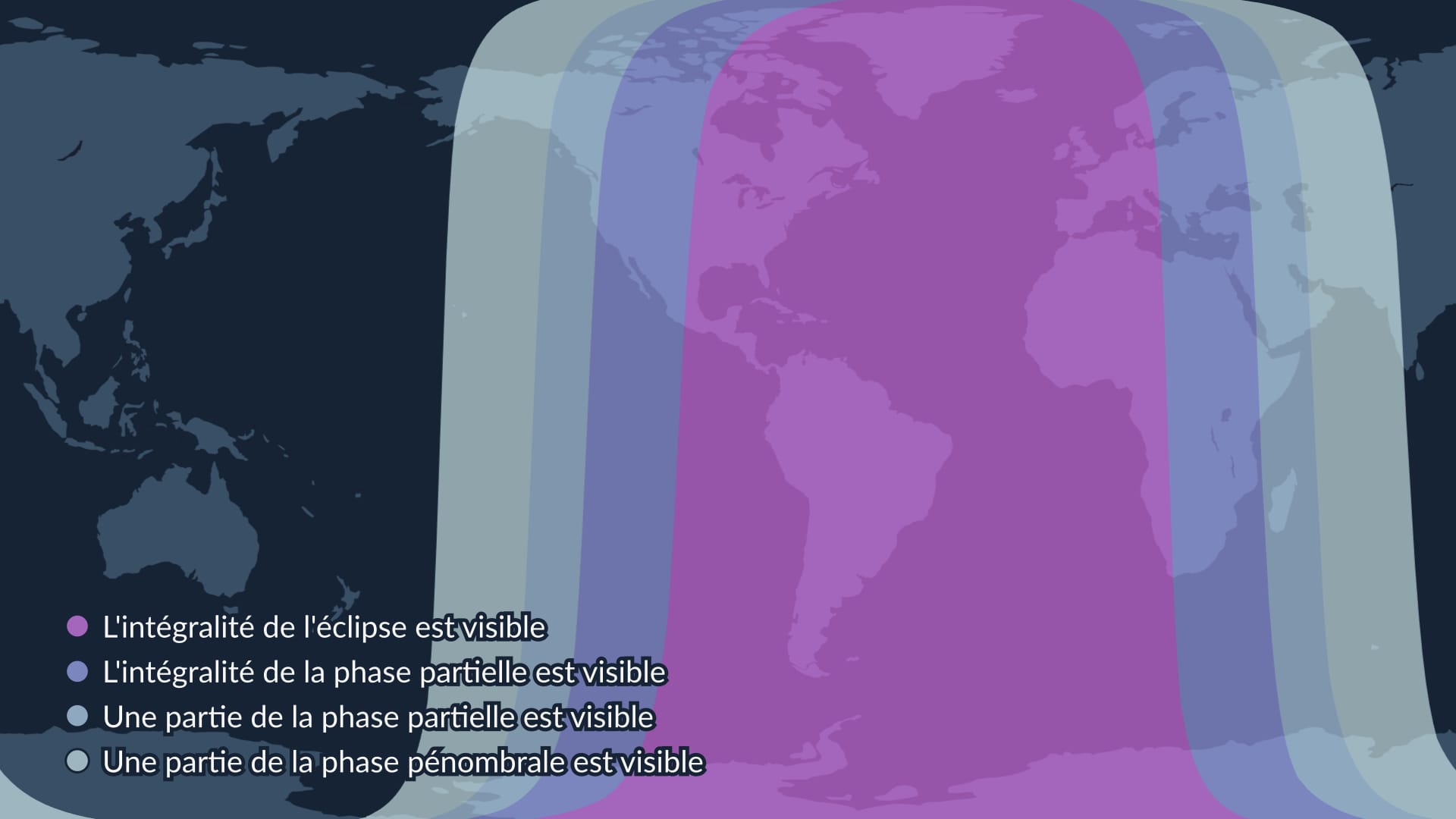 September 2024 Lunar eclipse visibility map