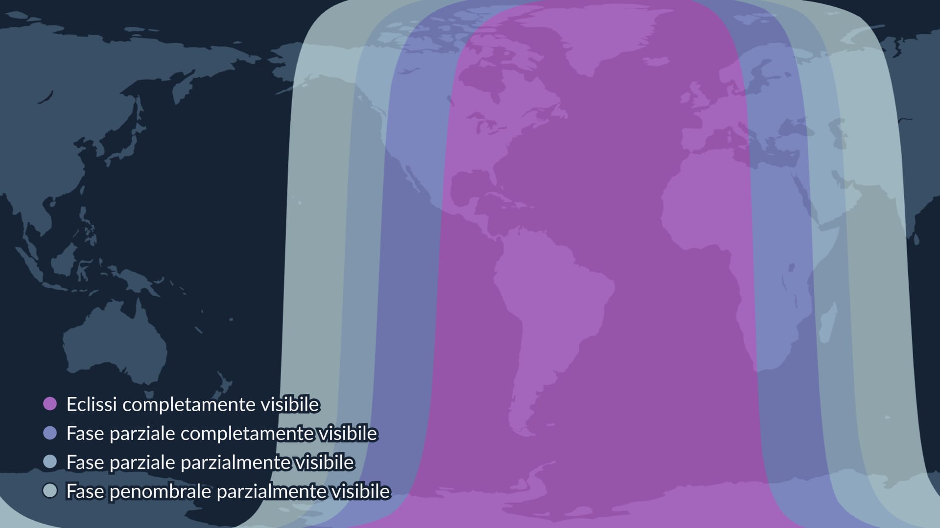 September 2024 Lunar eclipse visibility map