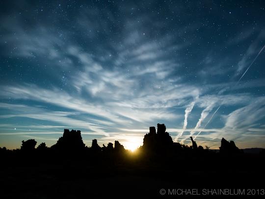 Moonstrike at Mono Lake