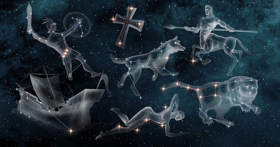 easy constellations to draw