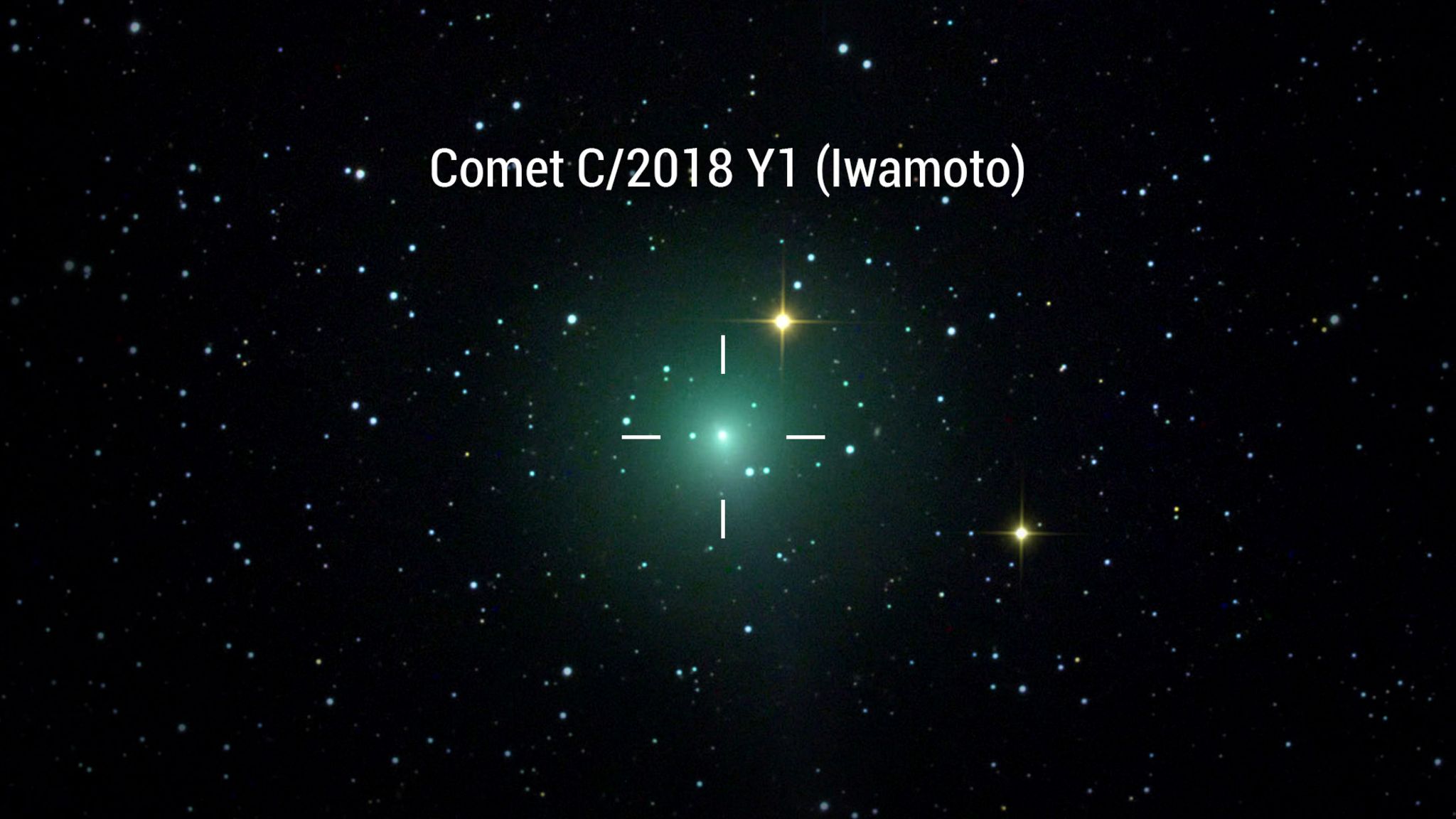Fange den neuen Kometen Iwamoto