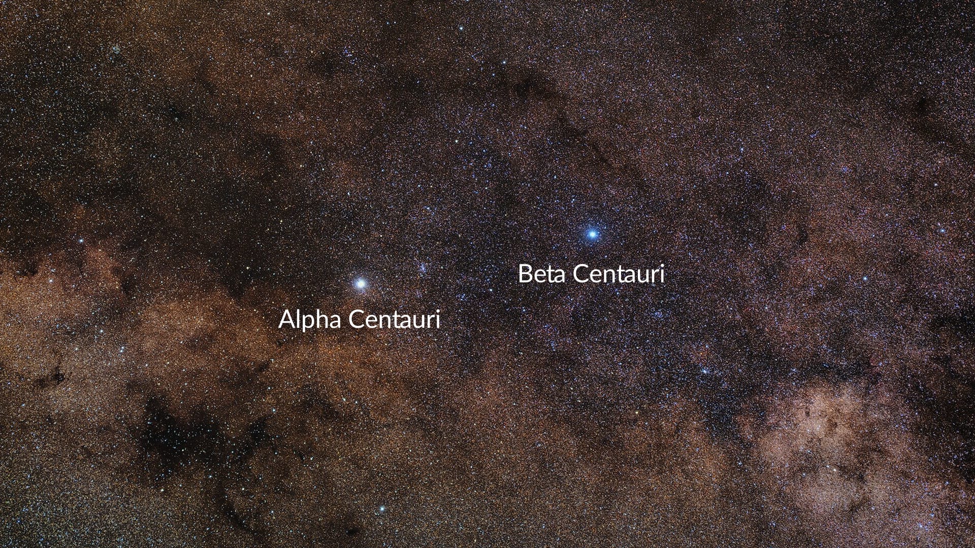 Alpha Centauri und Beta Centauri