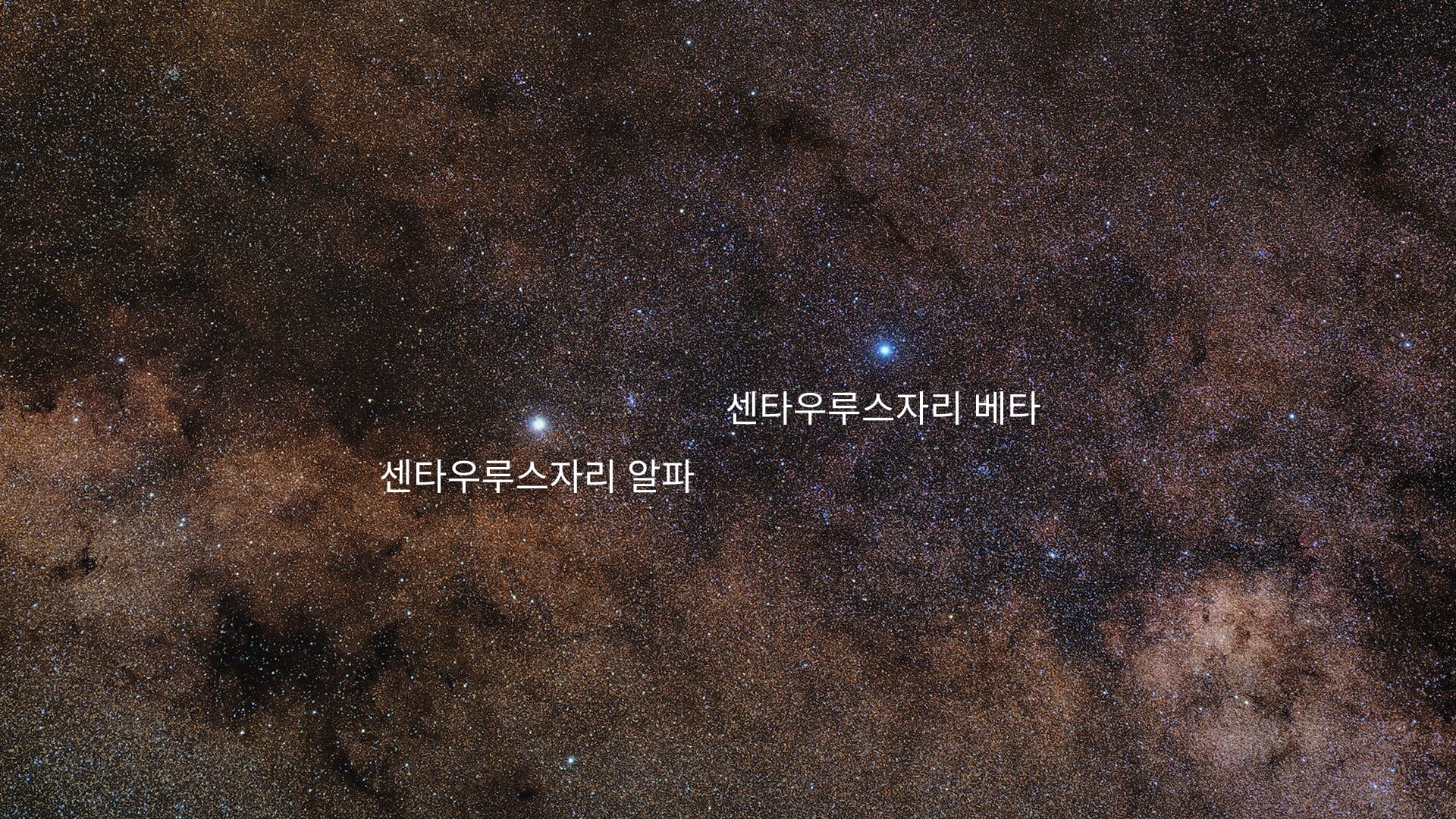 알파 센타우리와 베타 센타우리