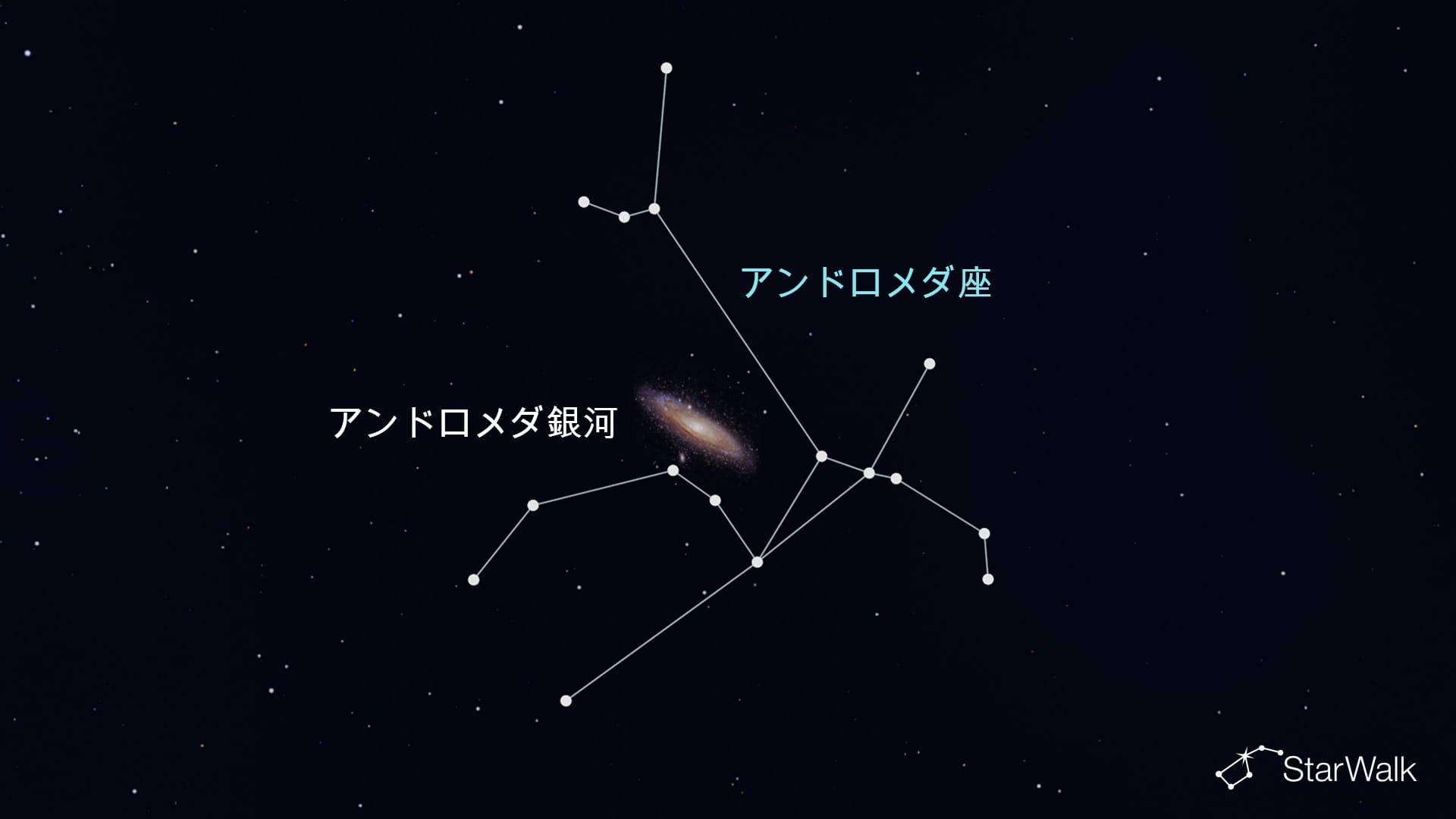 アンドロメダ座のアンドロメダ銀河