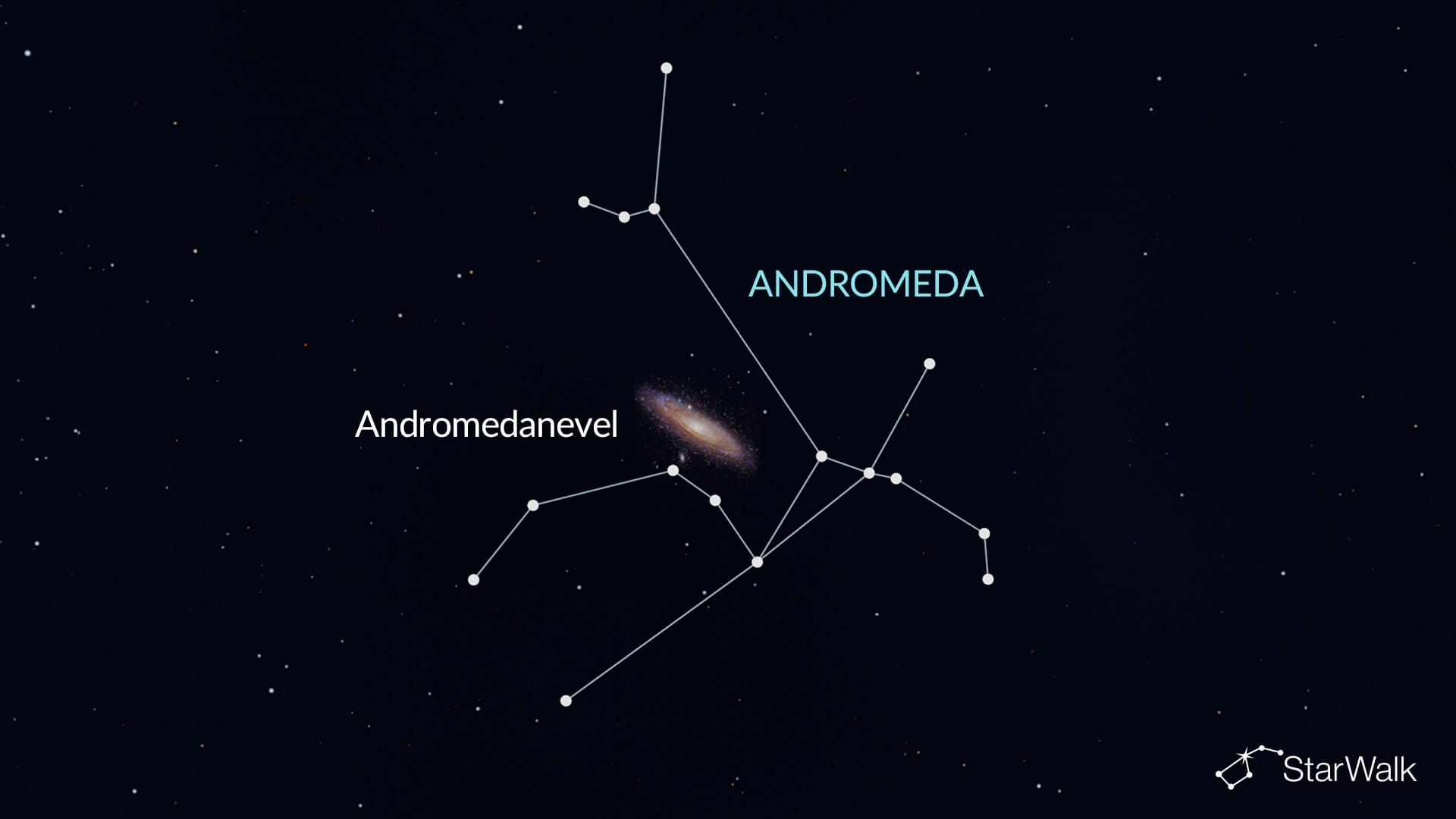 Andromedastelsel in Andromeda