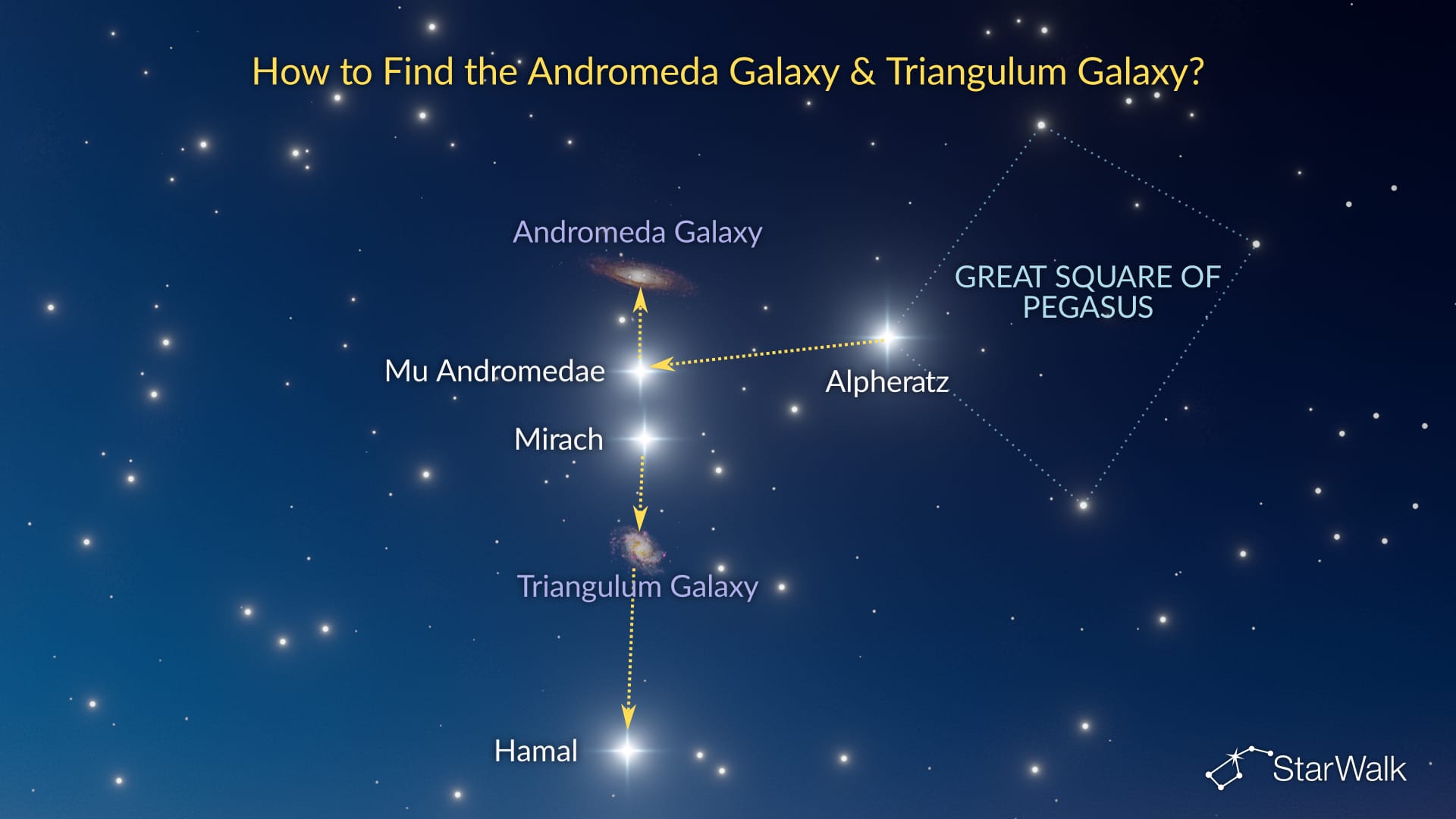 Andromeda Galaxy & Triangulum Galaxy – How to Find