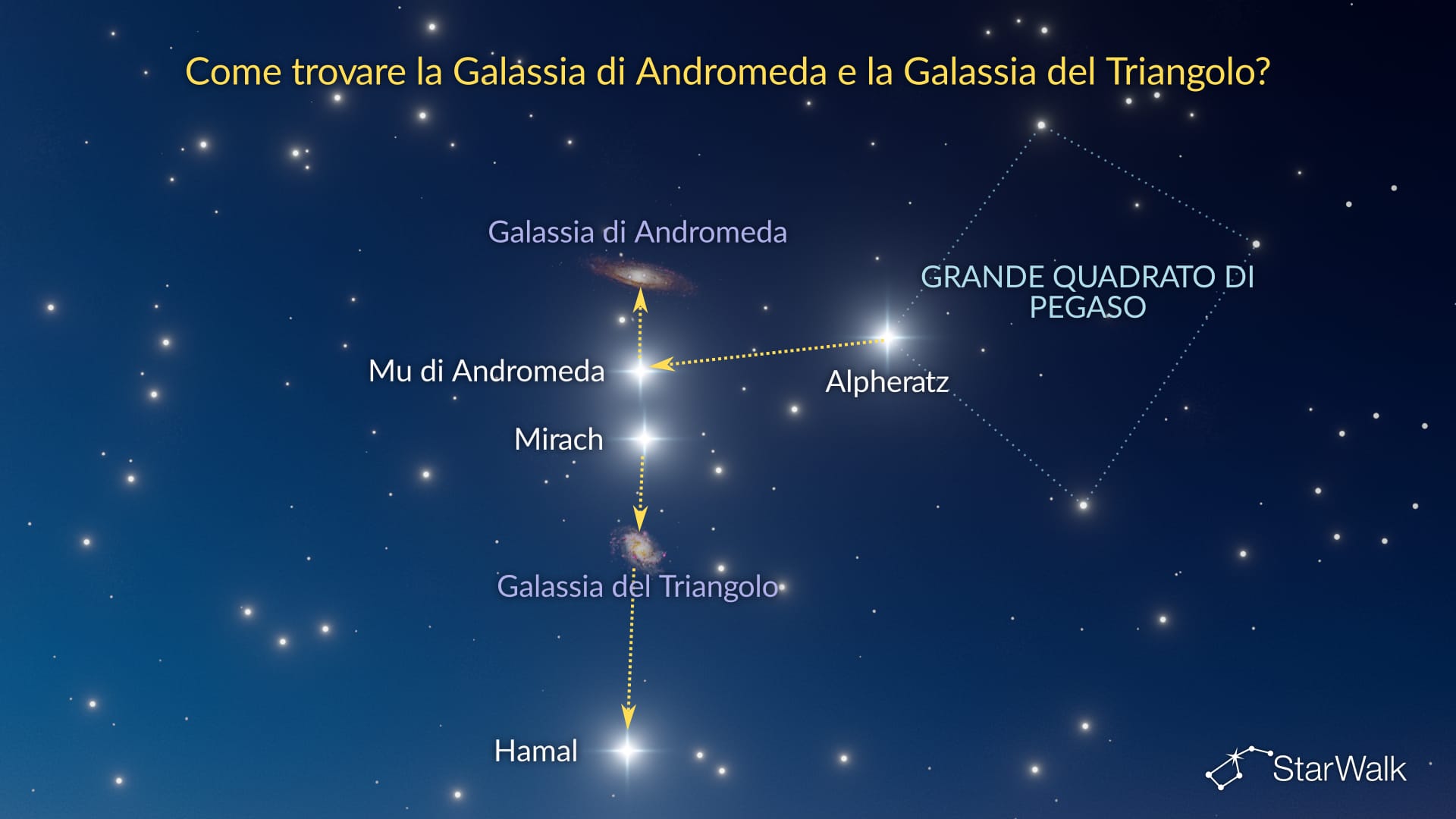 Galassia di Andromeda e Galassia del Triangolo – Come trovarle