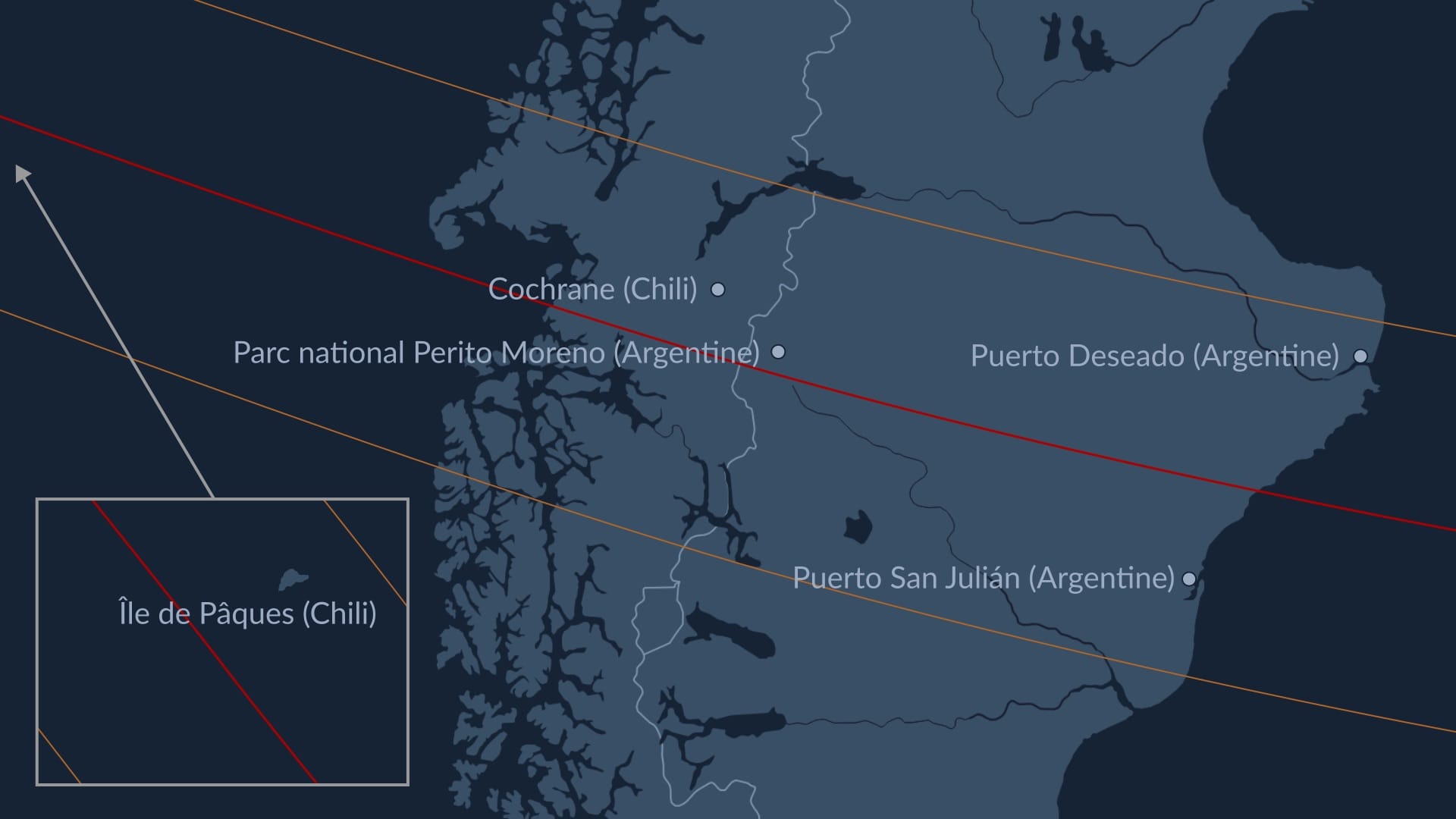 Best locations to view the annular solar eclipse on October 2, 2024.