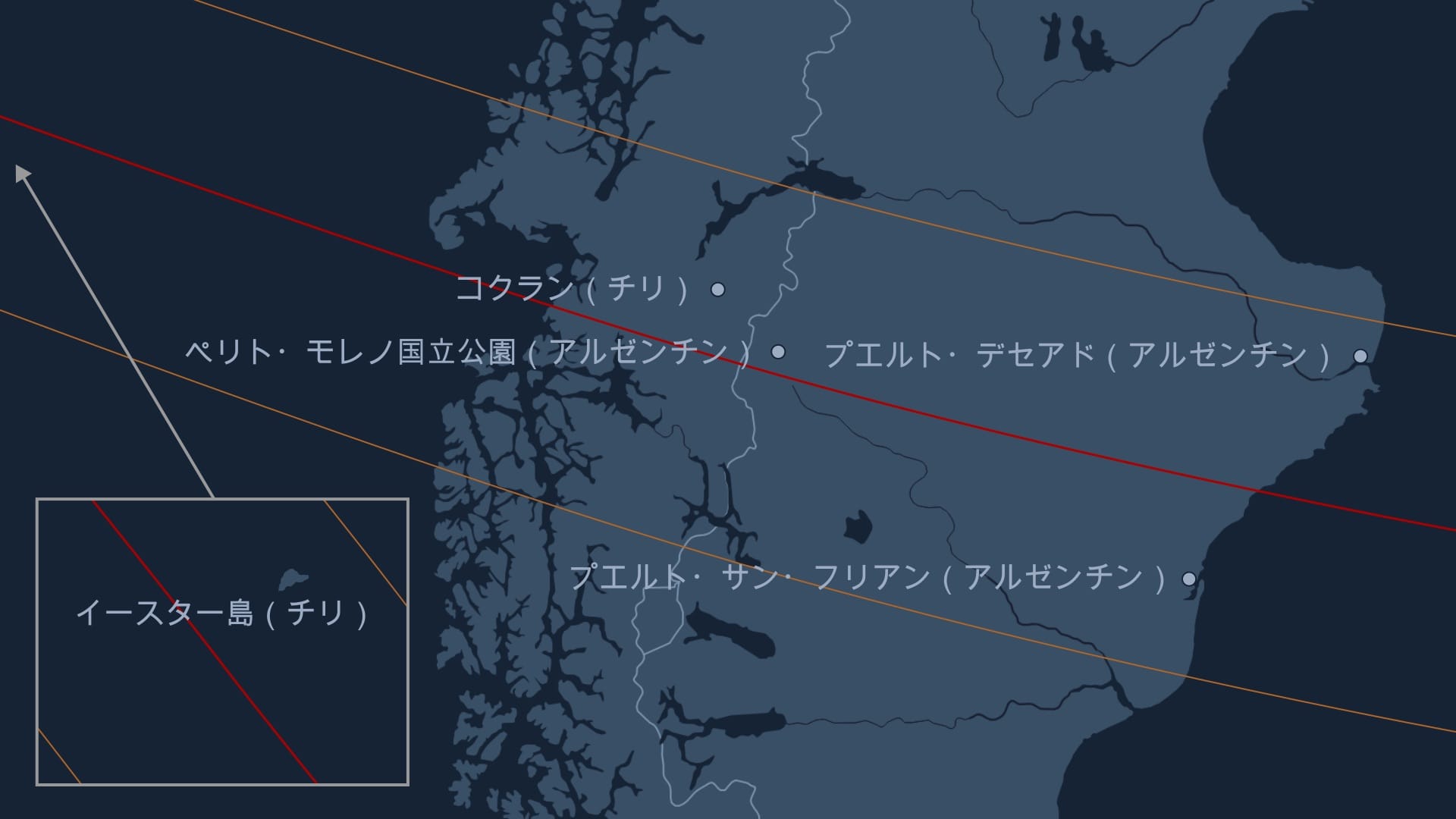 Best locations to view the annular solar eclipse on October 2, 2024.