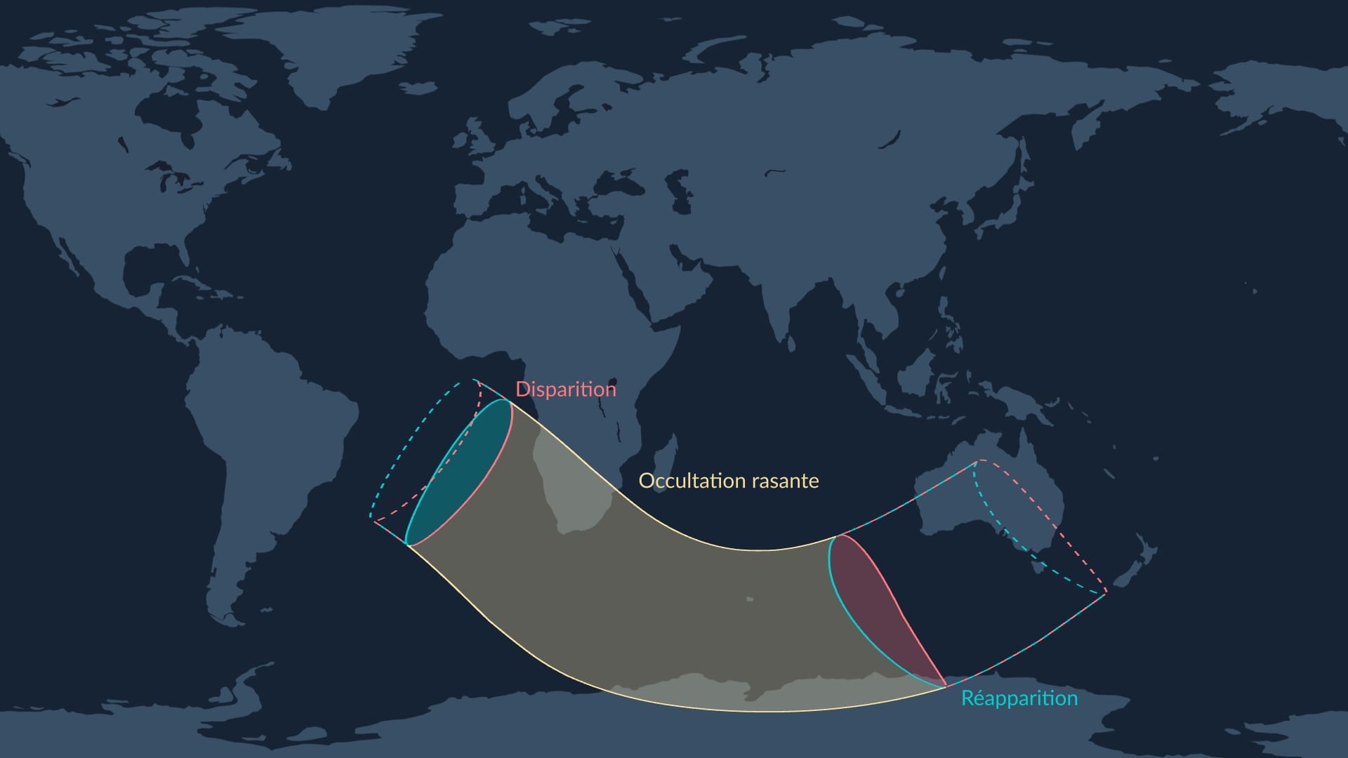 April 16, 2025: Lunar occultation of Antares