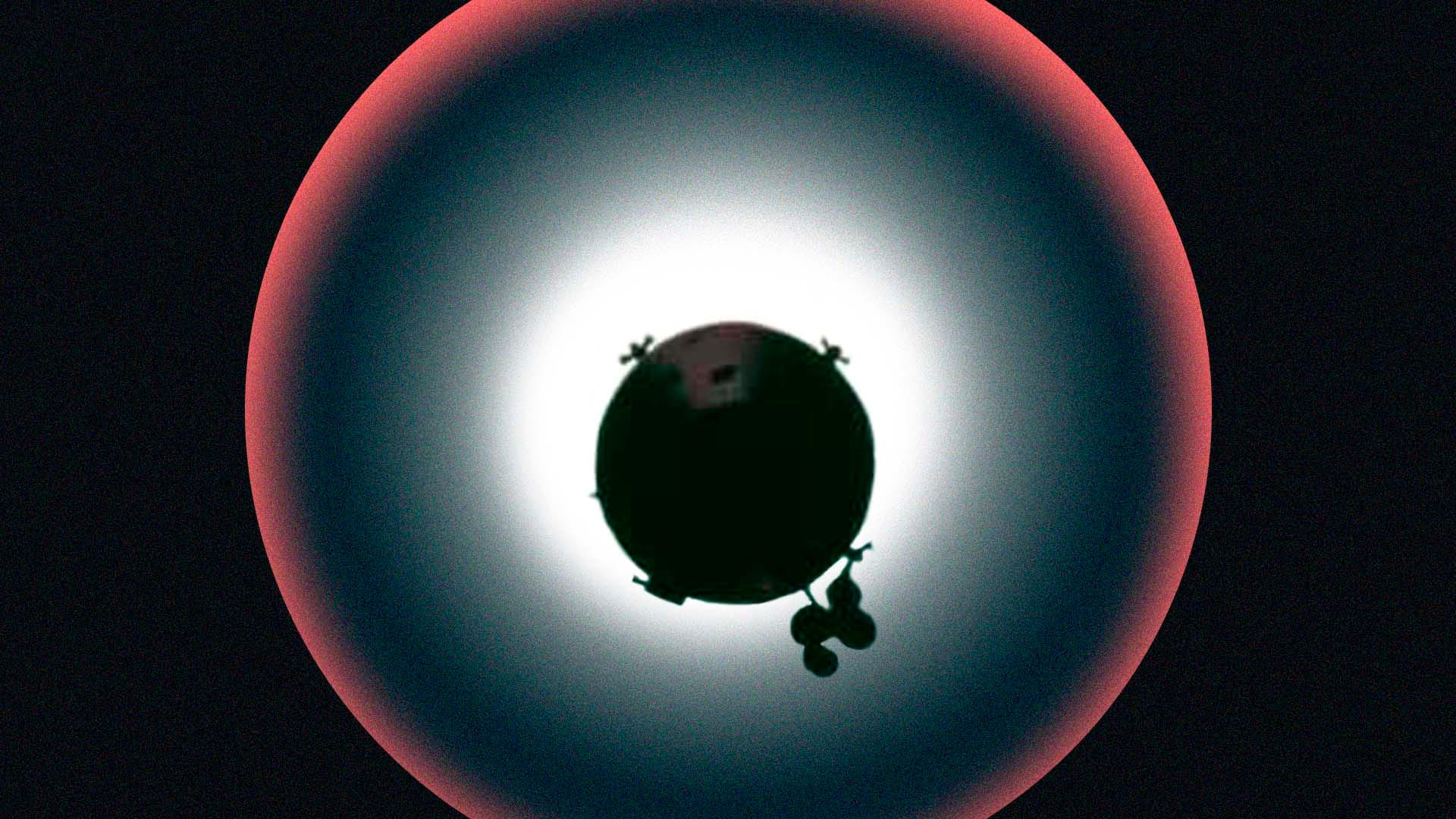 Apollo-Soyuz Solar Eclipse