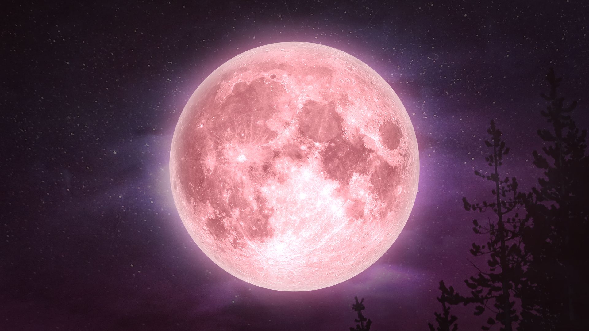 Pleine lune rose Star Walk