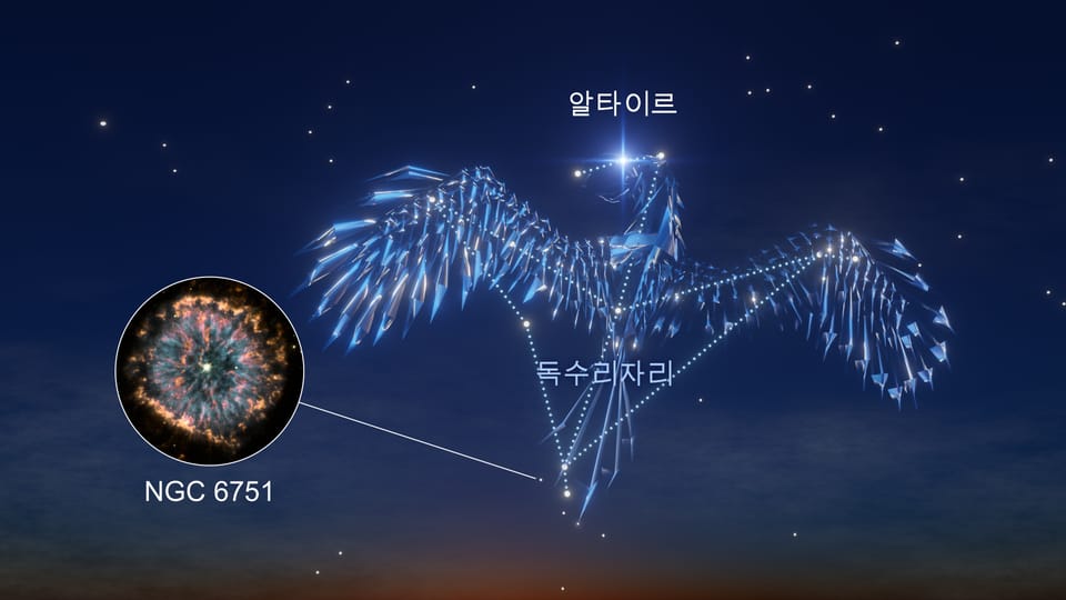 9월 별자리 | 별자리 찾기 | 독수리자리, 백조자리, 염소자리 | 9월 밤하늘