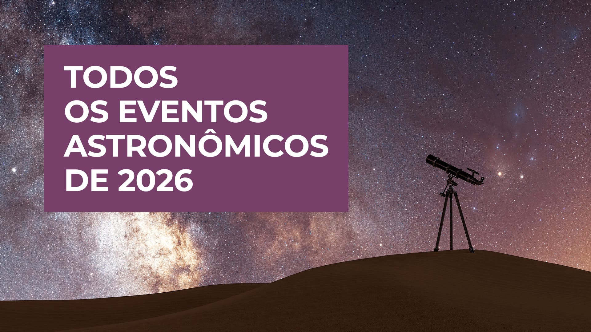 Astronomy Calendar 2026