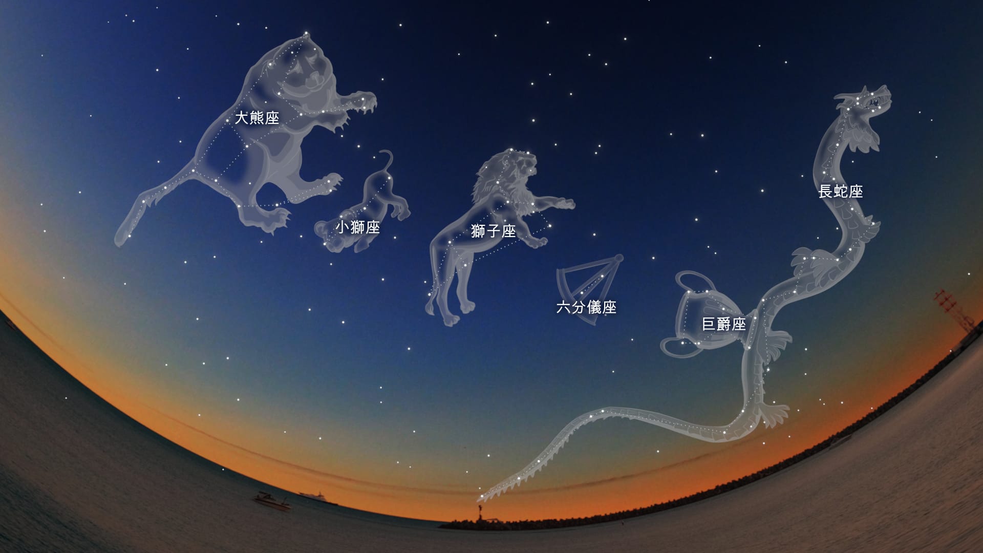 2026年4月夜空:北半球的星座