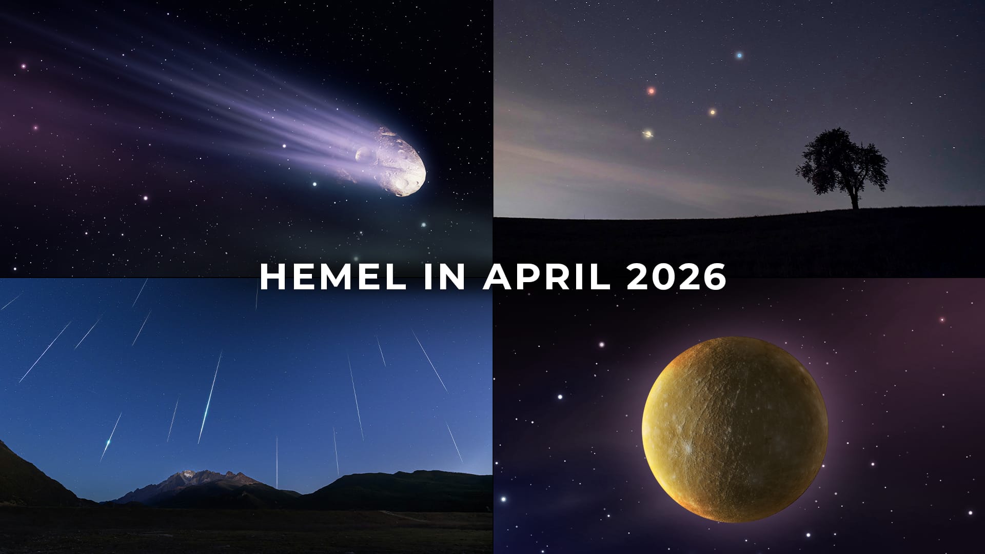 Nachtelijke hemel in april 2026: wat is er deze maand te zien?