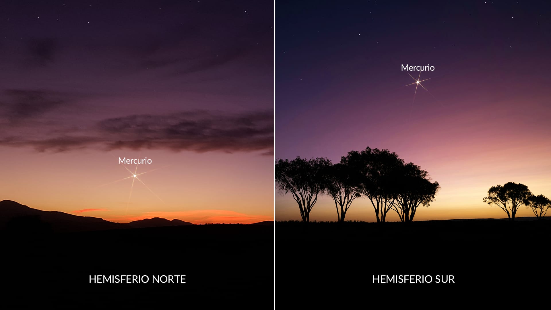 Cielo nocturno en abril de 2026: Mercurio en su mejor momento