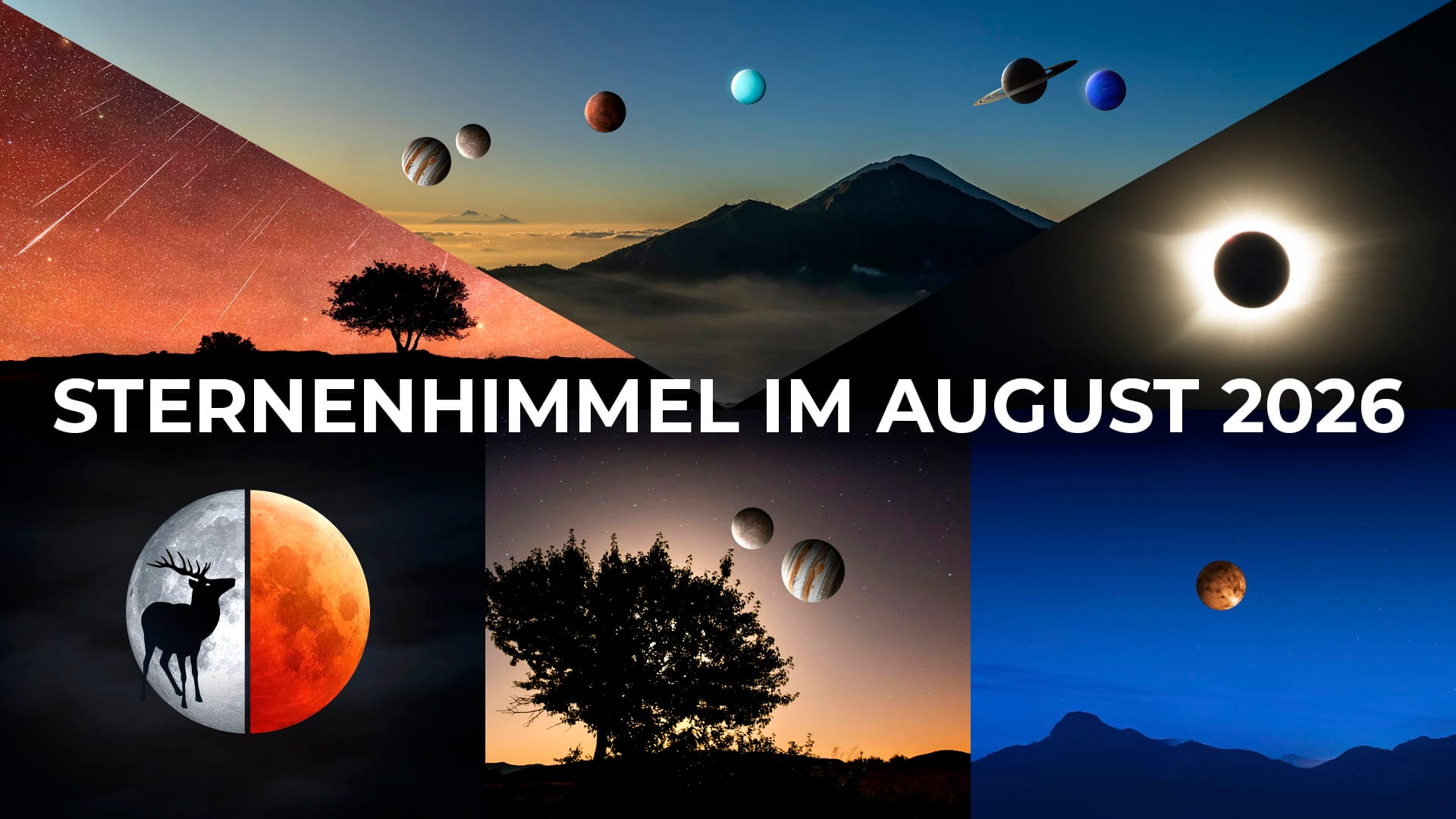Astronomische Ereignisse im August 2026