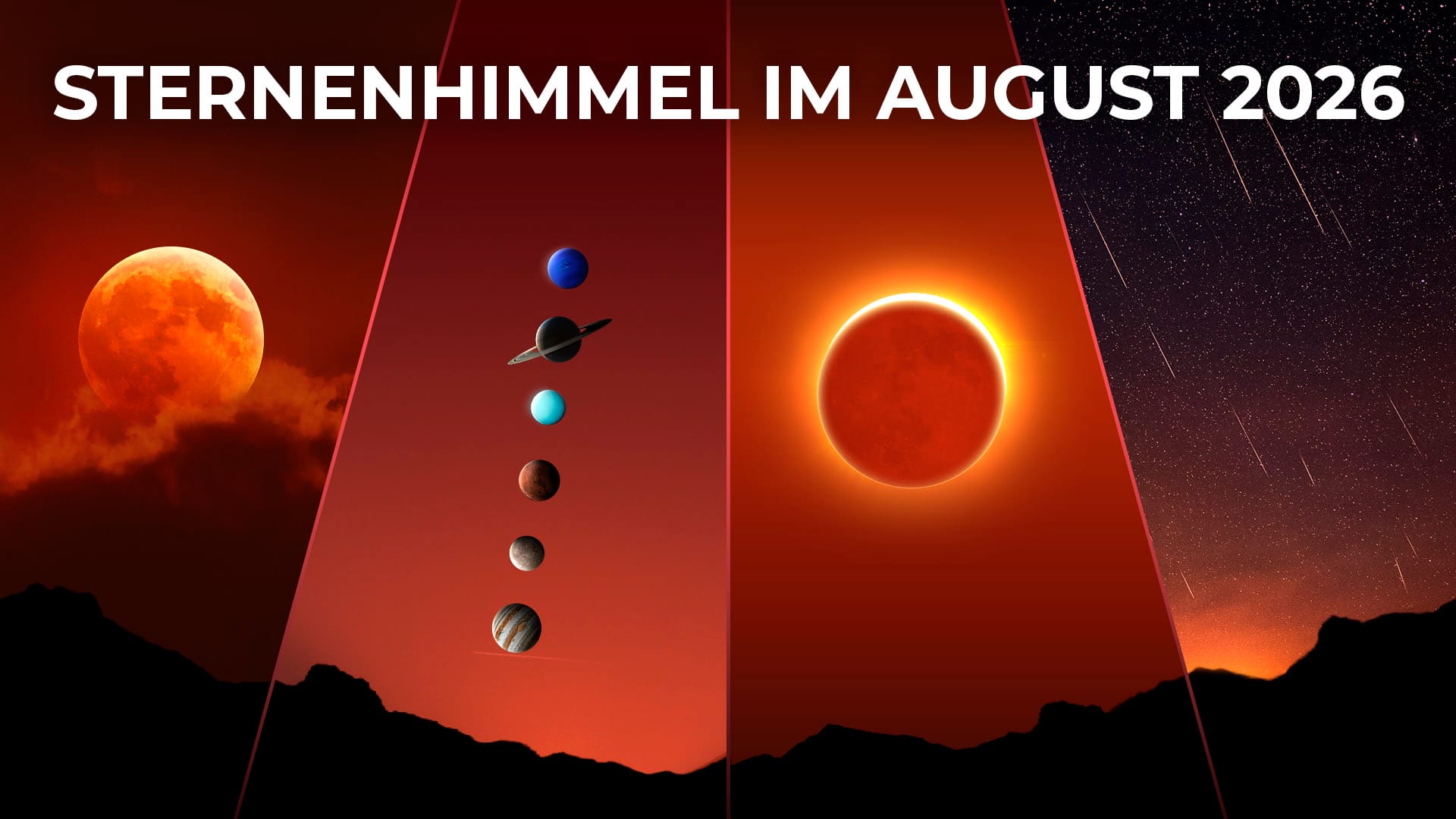Astronomische Ereignisse im August 2026