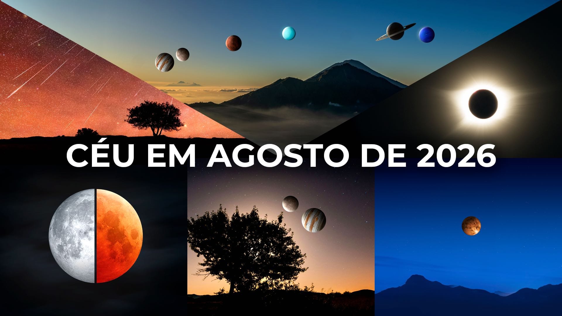 Eventos astronómicos em agosto de 2026