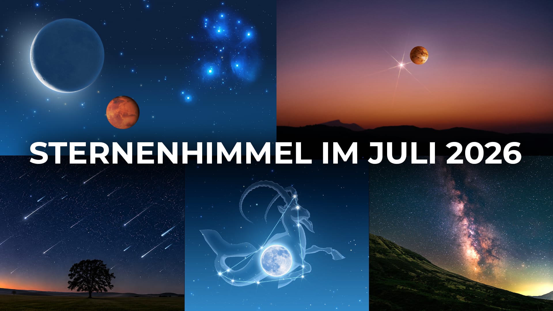 Astronomische Ereignisse im Juli 2026