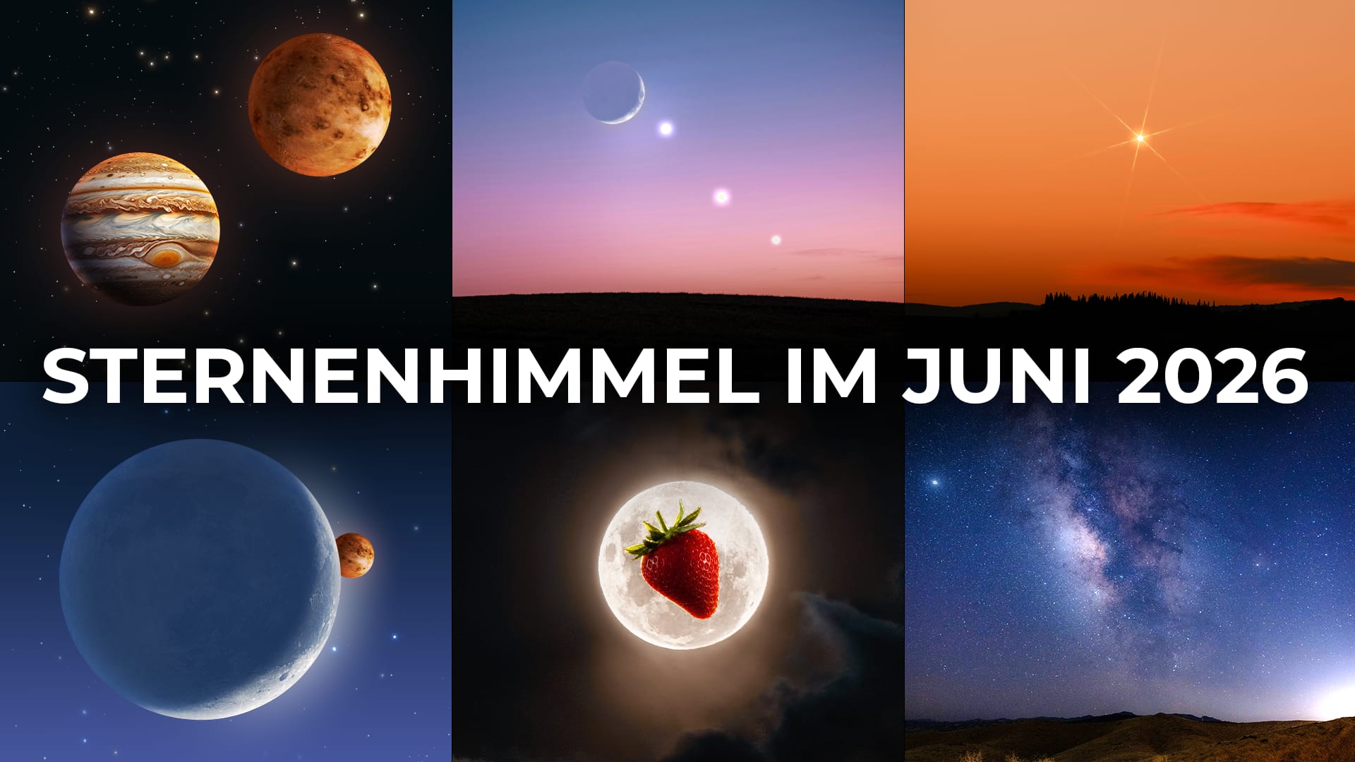Astronomische Ereignisse im Juni 2026
