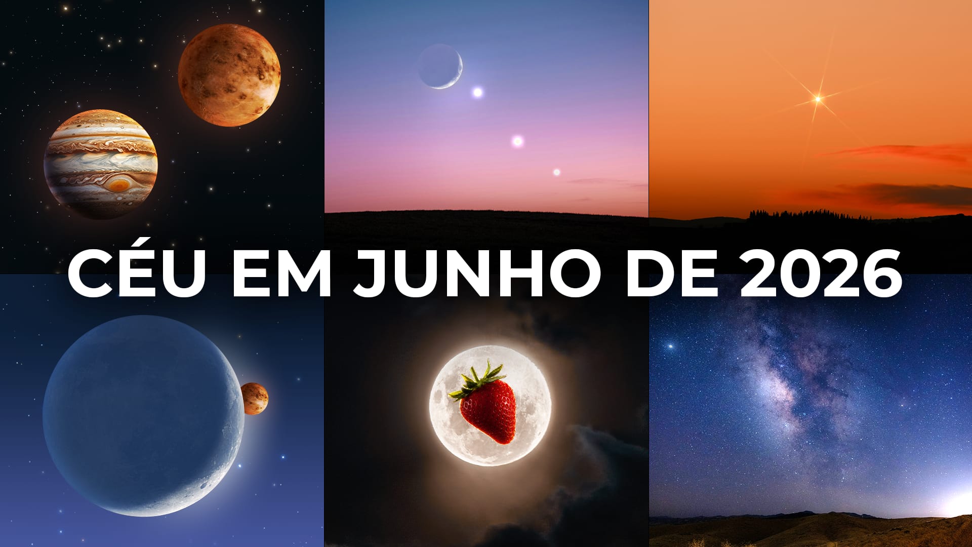 Eventos astronômicos em junho de 2026