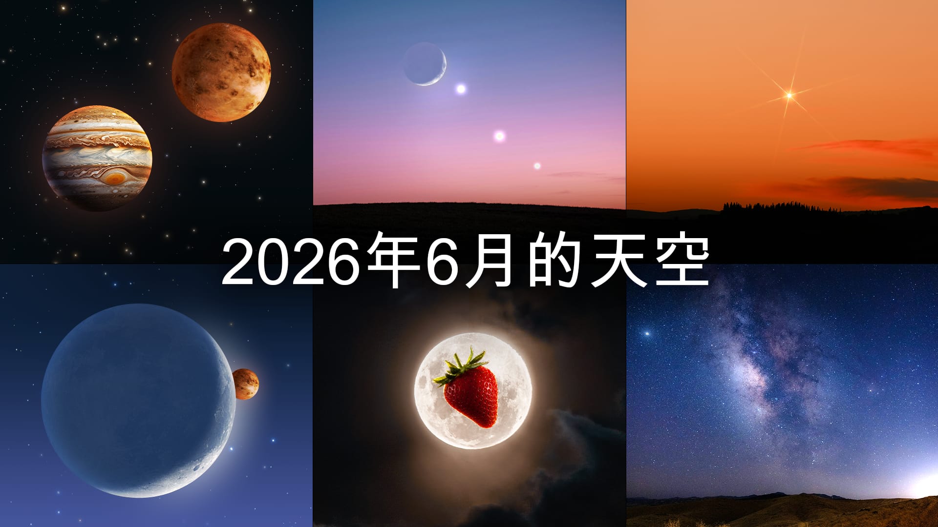 2026年6月天象
