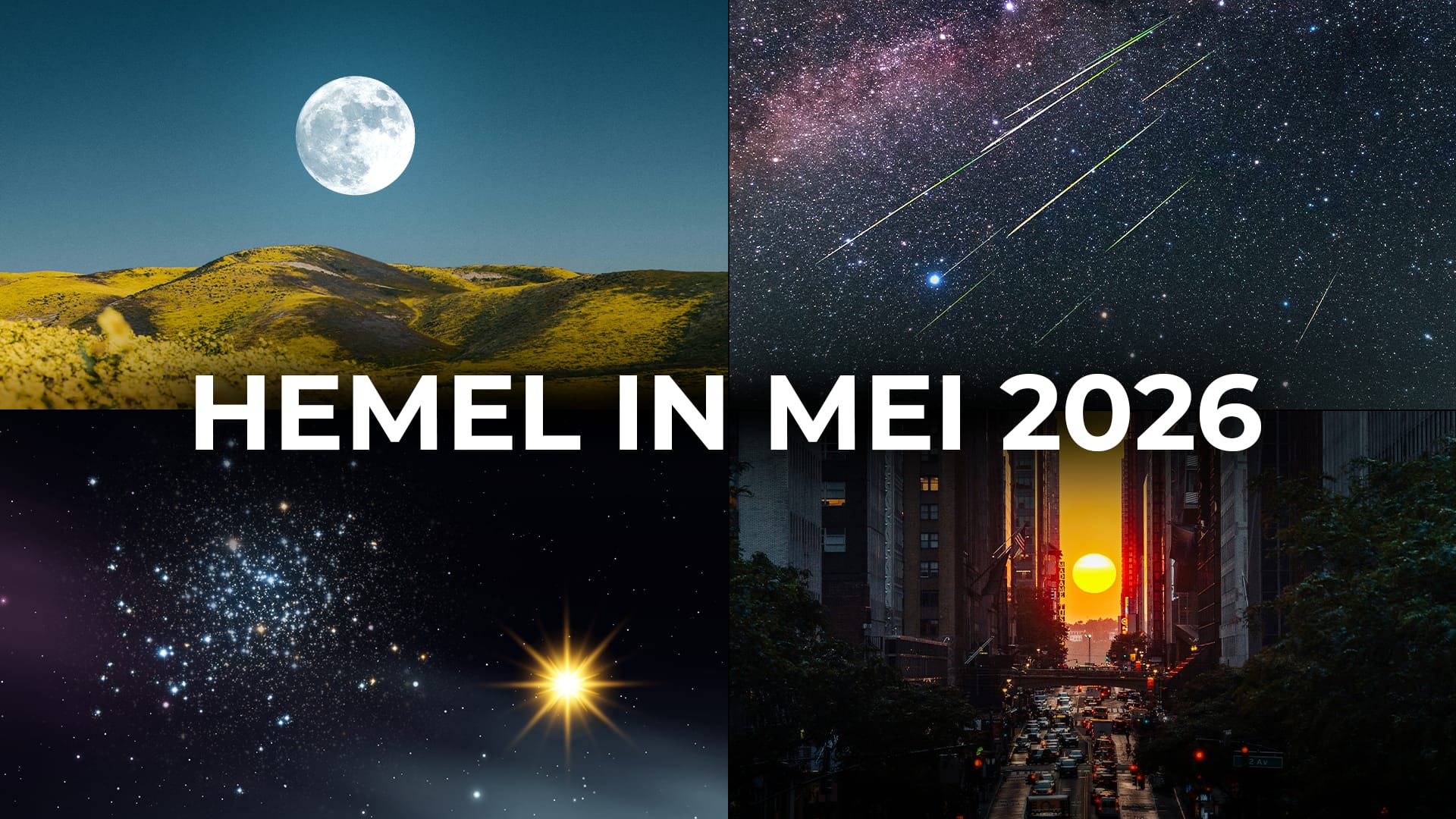 Astronomische gebeurtenissen in mei 2026