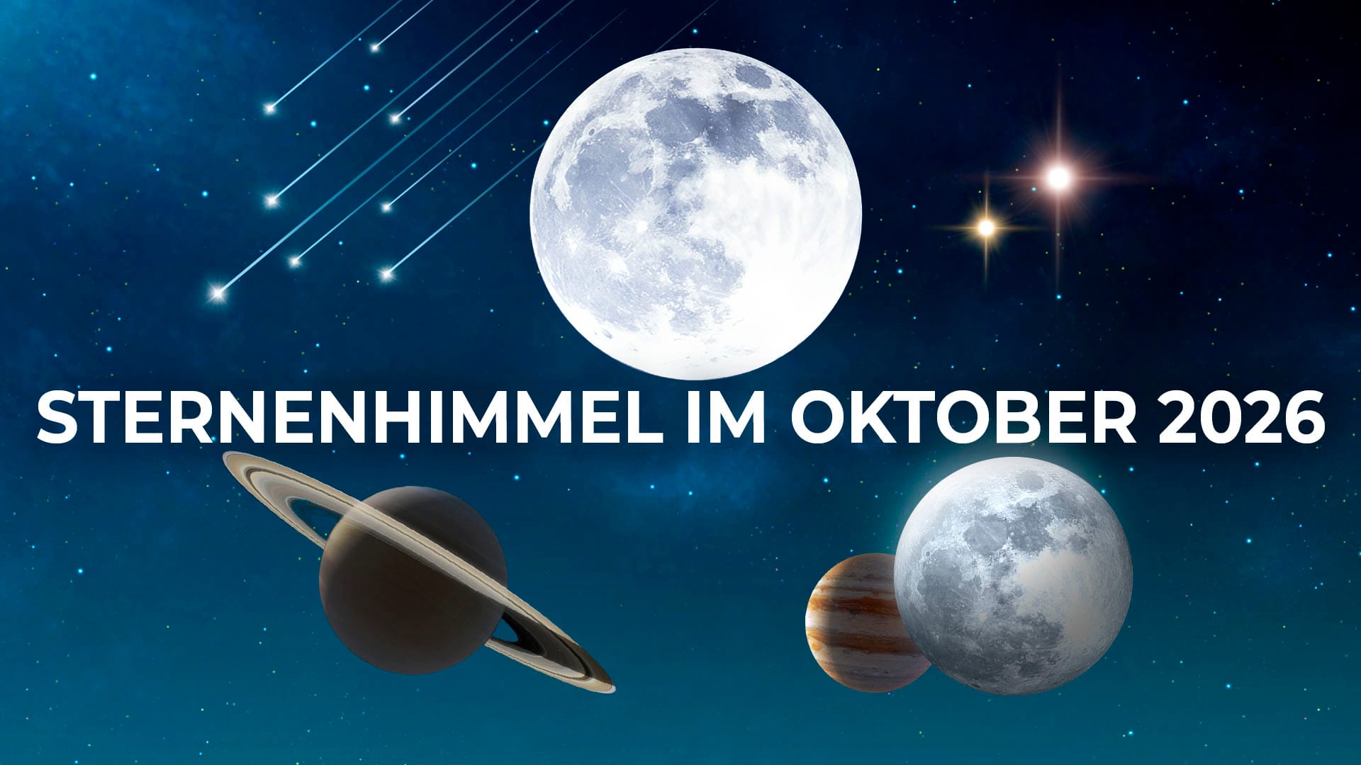 Sternenhimmel im Oktober 2026
