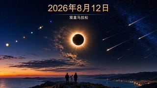 2026年8月12日天文事件:一天内上演三大天象