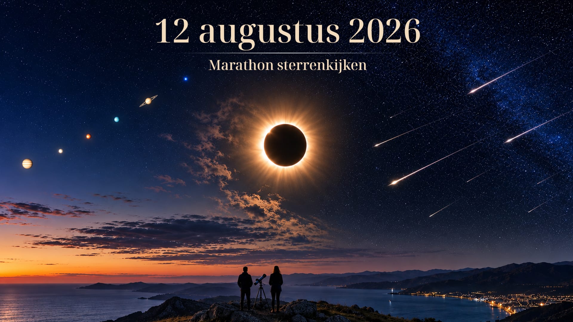 Sterrenkijkplan voor 12 augustus 2026: wat is er te zien en wanneer?