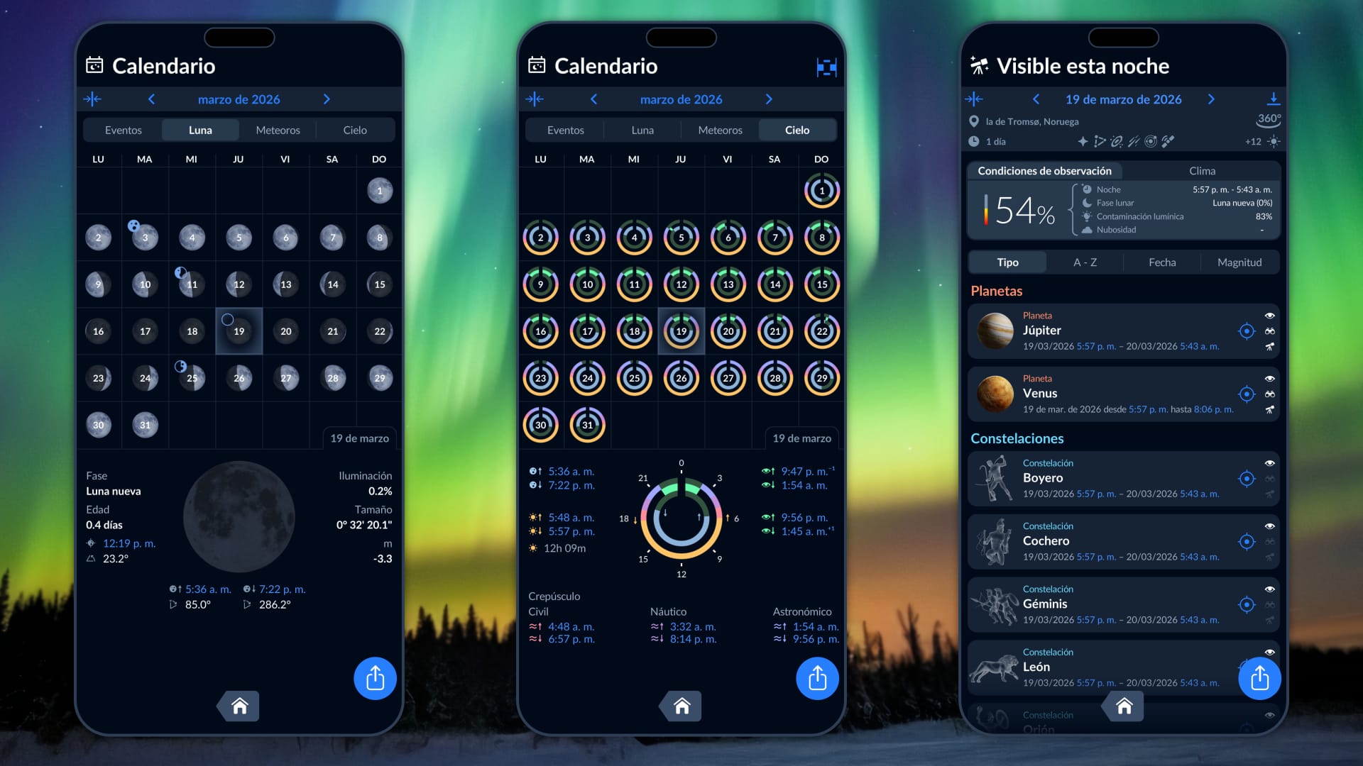 Sky Tonight – planifica tu noche de observación