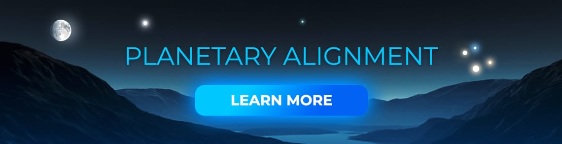 Banner: Planetary Alignment Feb 2026