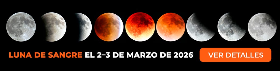 La Luna llena de marzo se vuelve roja el 2-3 de marzo de 2026