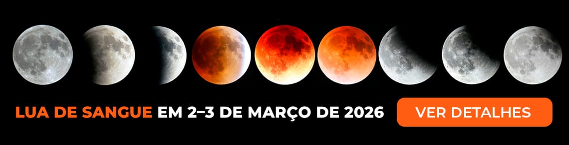 A Lua Cheia de março fica vermelha em 2–3 de março de 2026