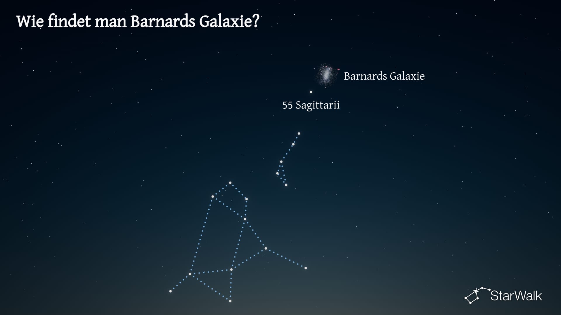 Barnards Galaxie – So finden Sie sie