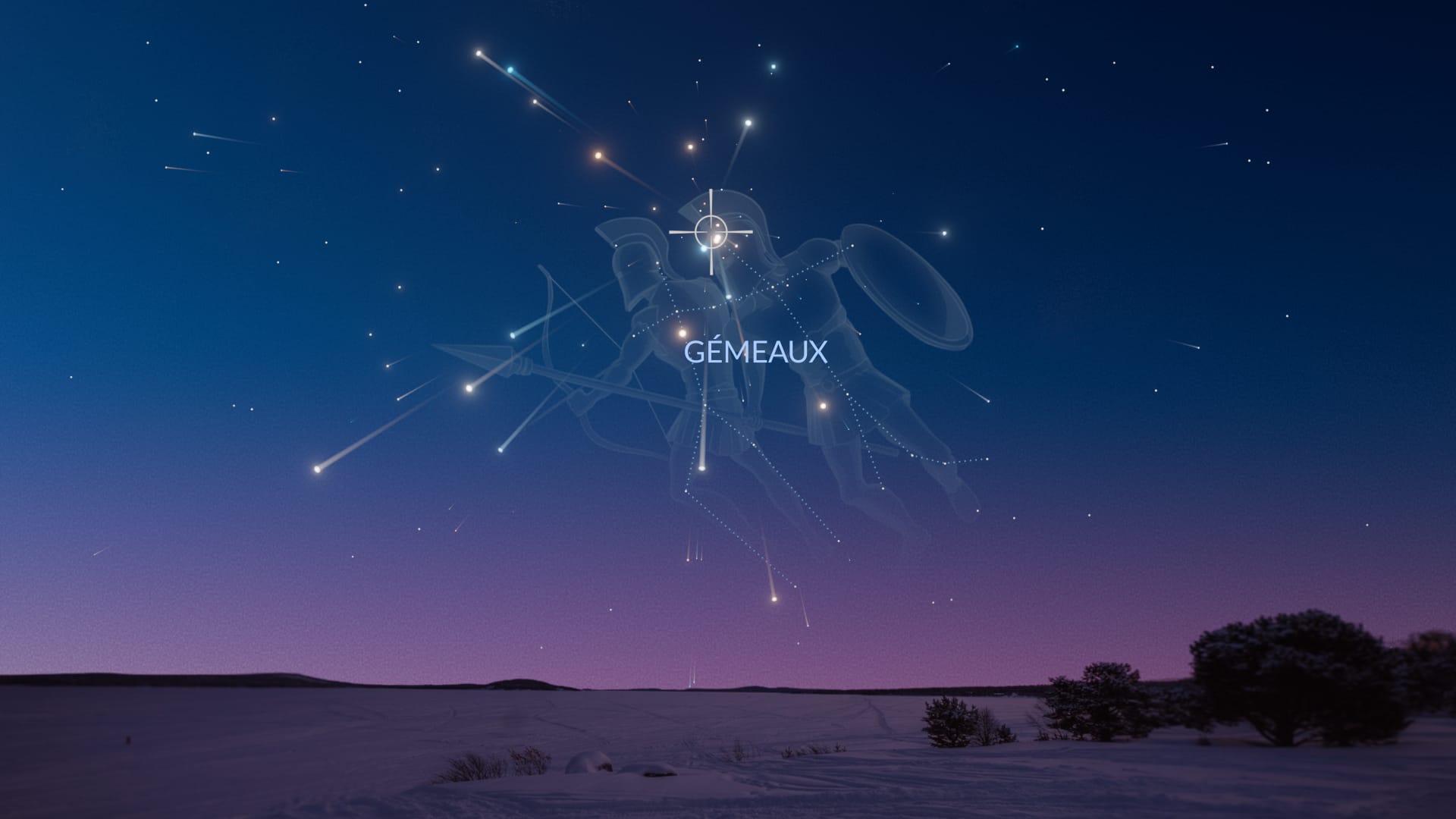 December: Maximum des Géminides