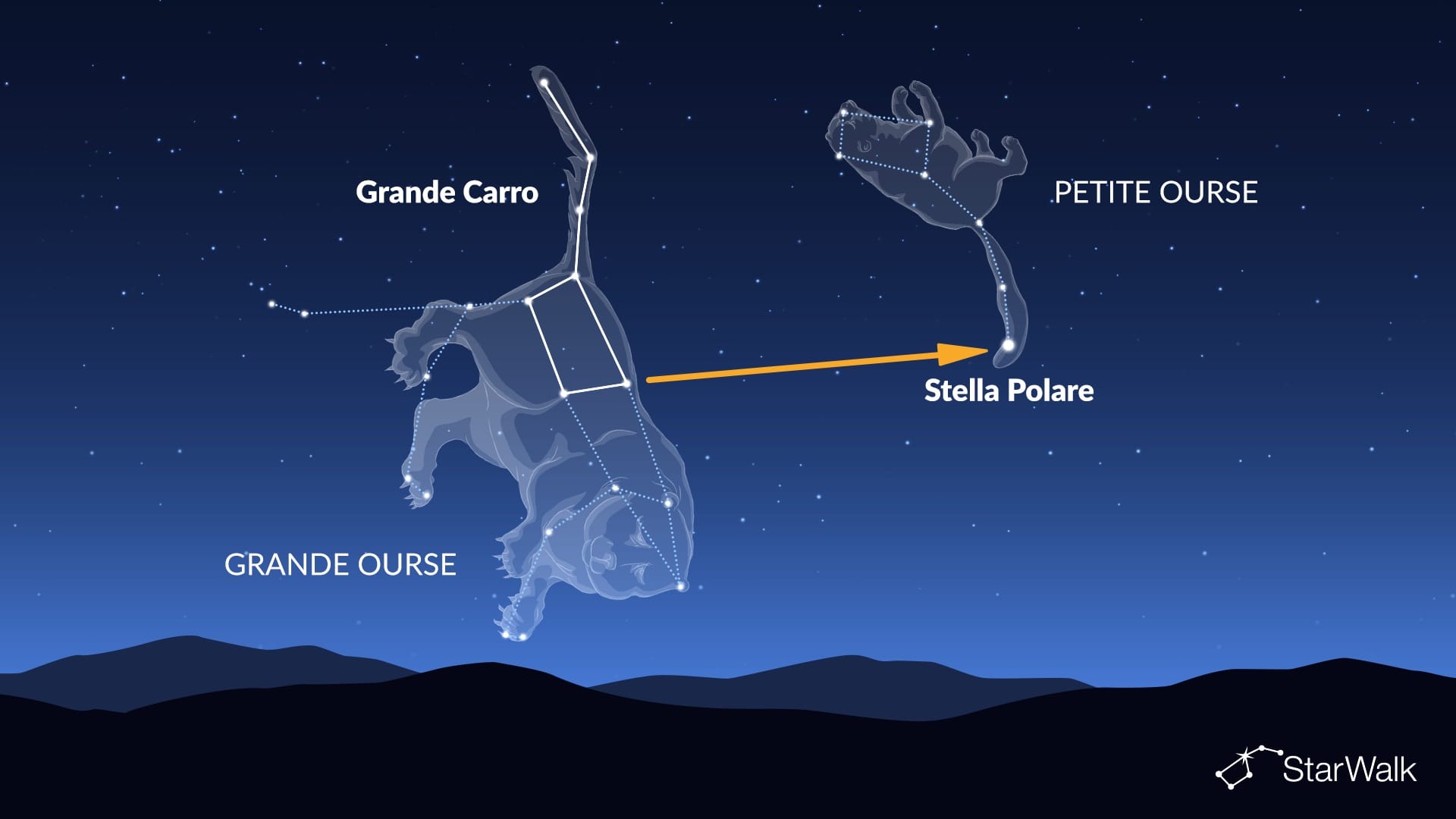 Come trovare Polaris con il Grande Carro