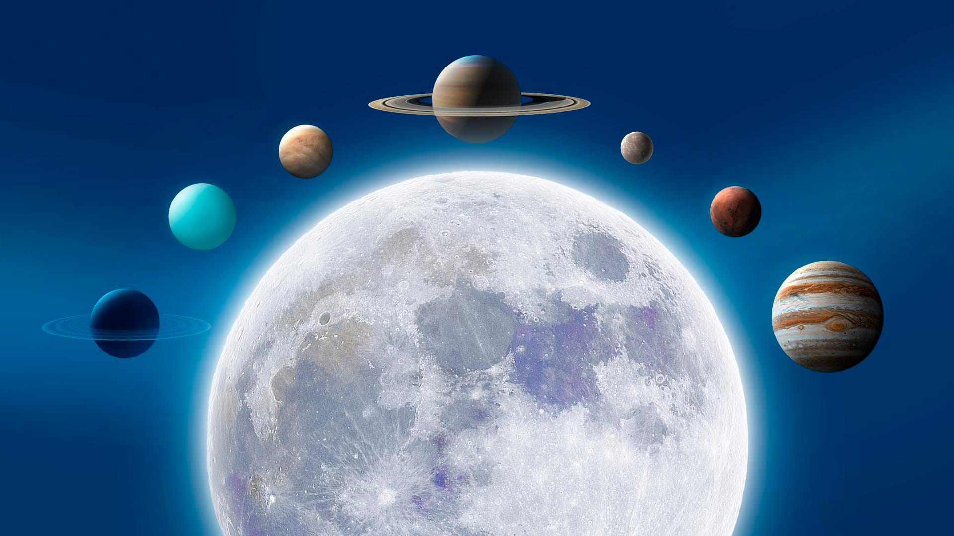 Planet Near Moon Tonight