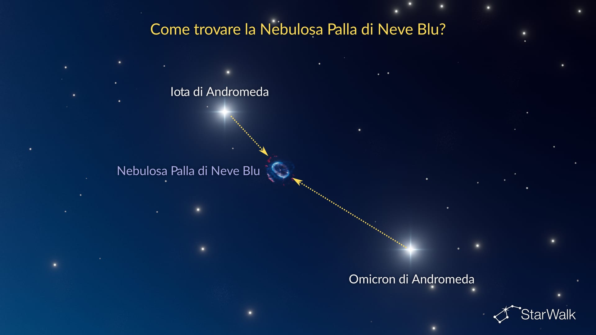 Nebulosa Palla di Neve Blu – Come trovarla