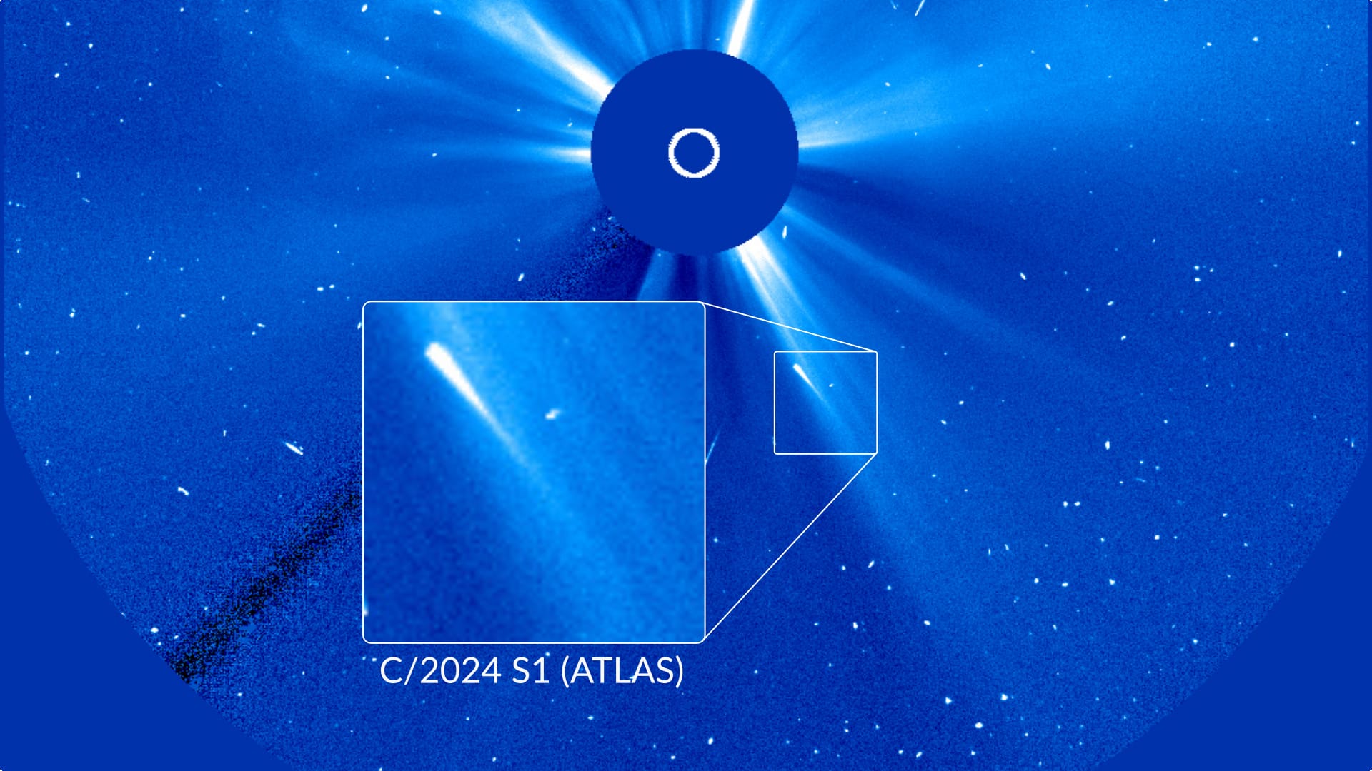 Kometa C/2024 S1 w SoHo