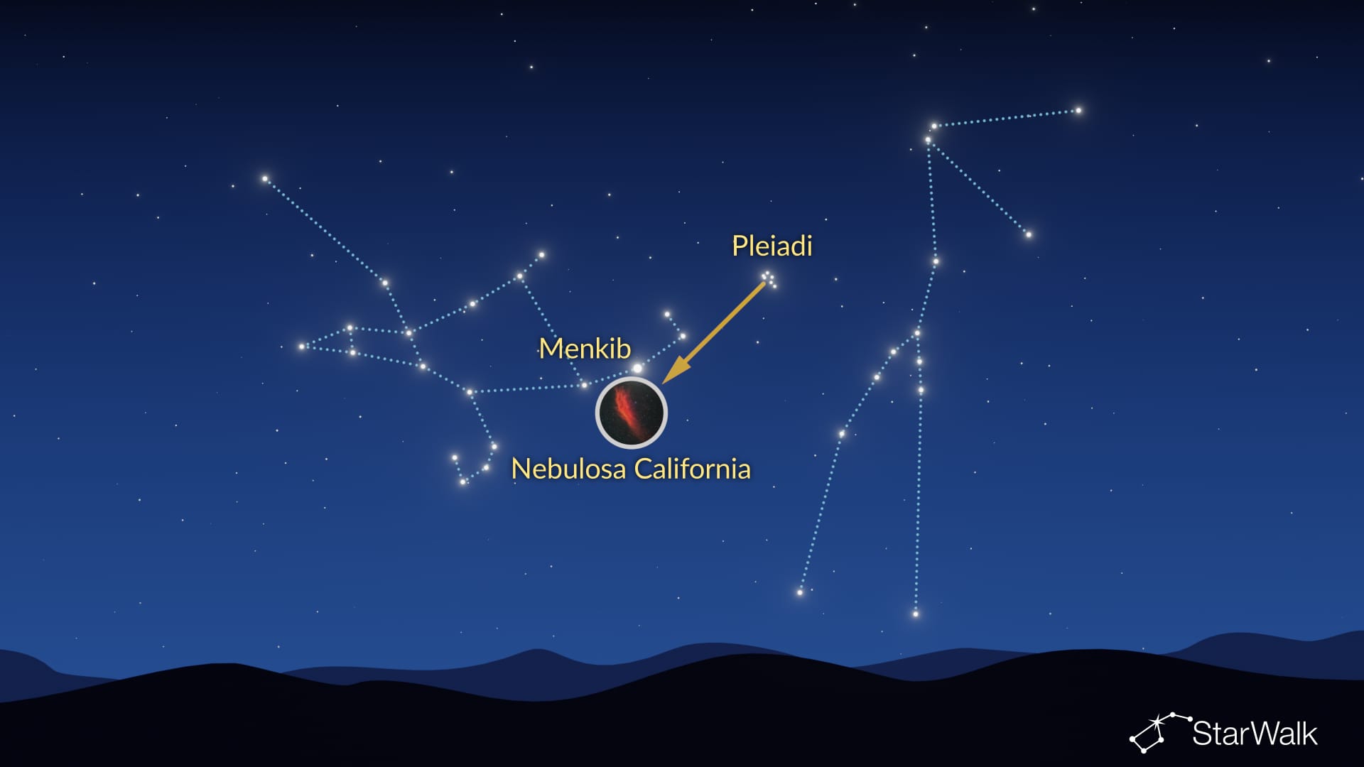 Nebulosa California: come trovarla