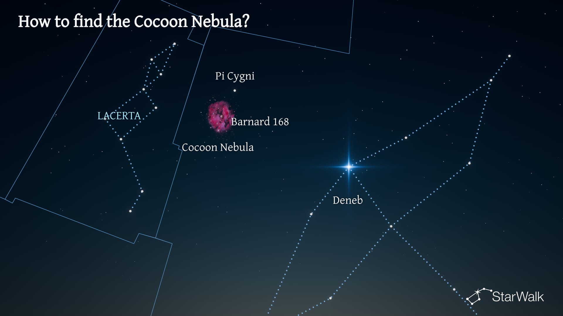 Cocoon Nebula – How to Find