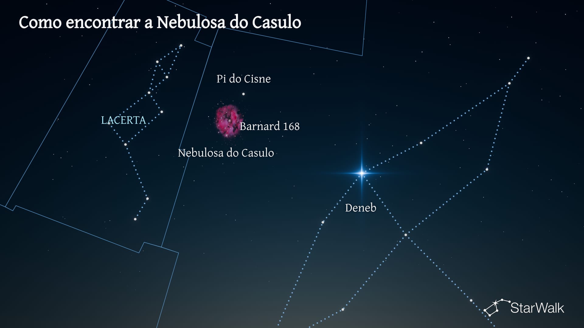 Nebulosa do Casulo — Como encontrar