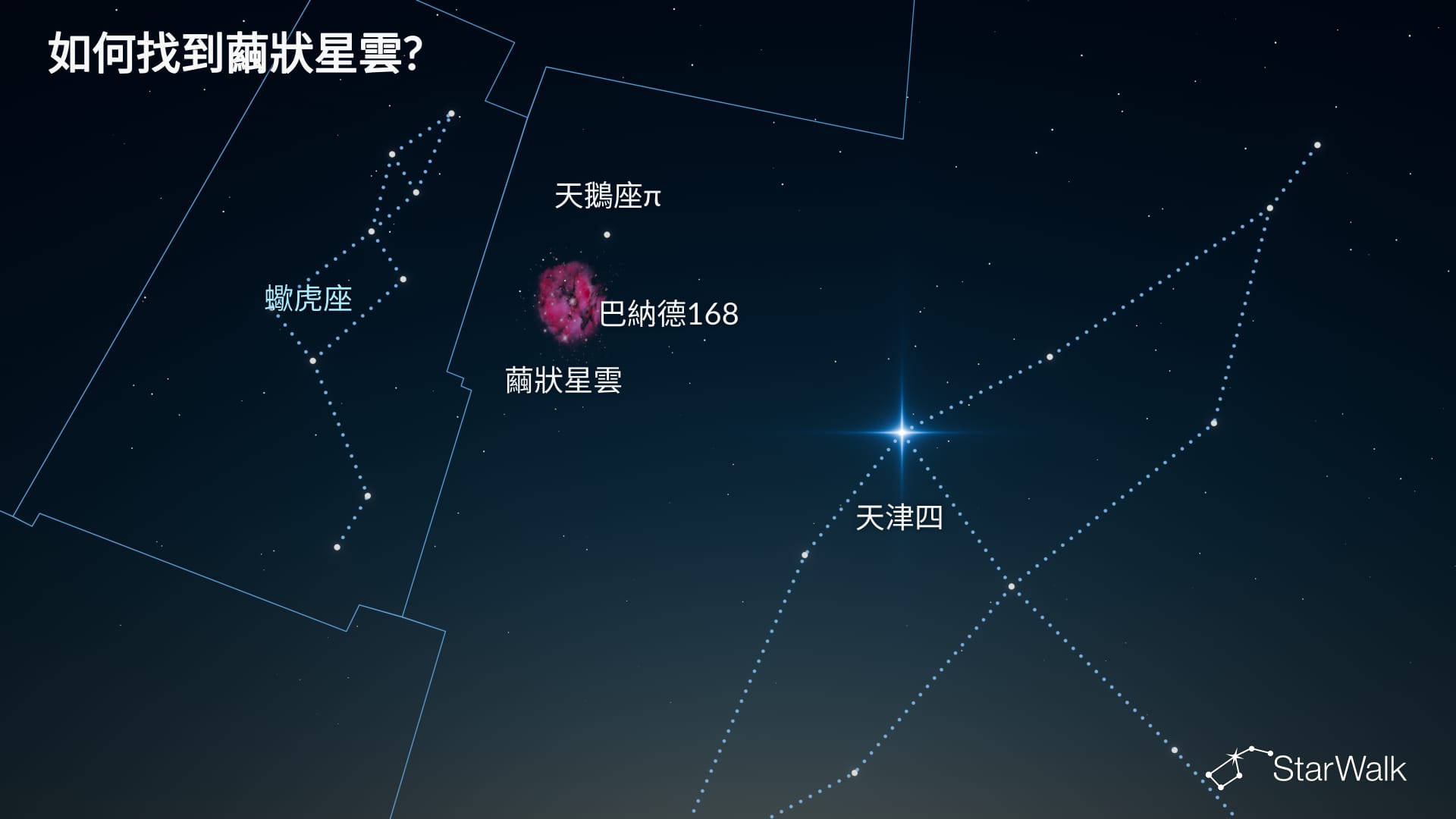 繭狀星雲——如何尋找