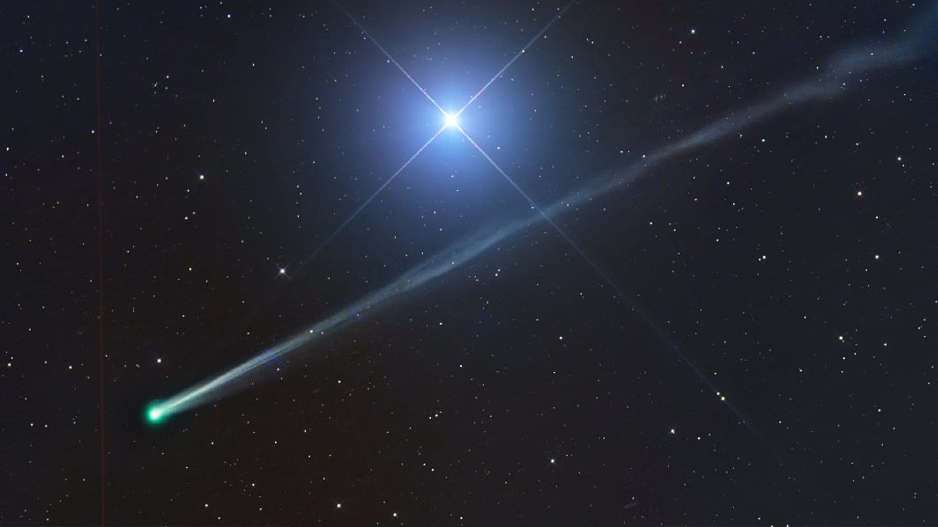 Cometa C/2025 R2 SWAN vicino a Spica