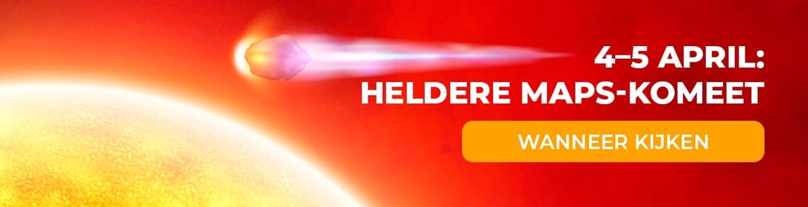 4–5 april: heldere MAPS-komeet